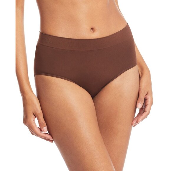 Lauren Ralph Lauren Seamless High-Rise Brief Underwear 4L0012 Brown Size S - Picture 1 of 6